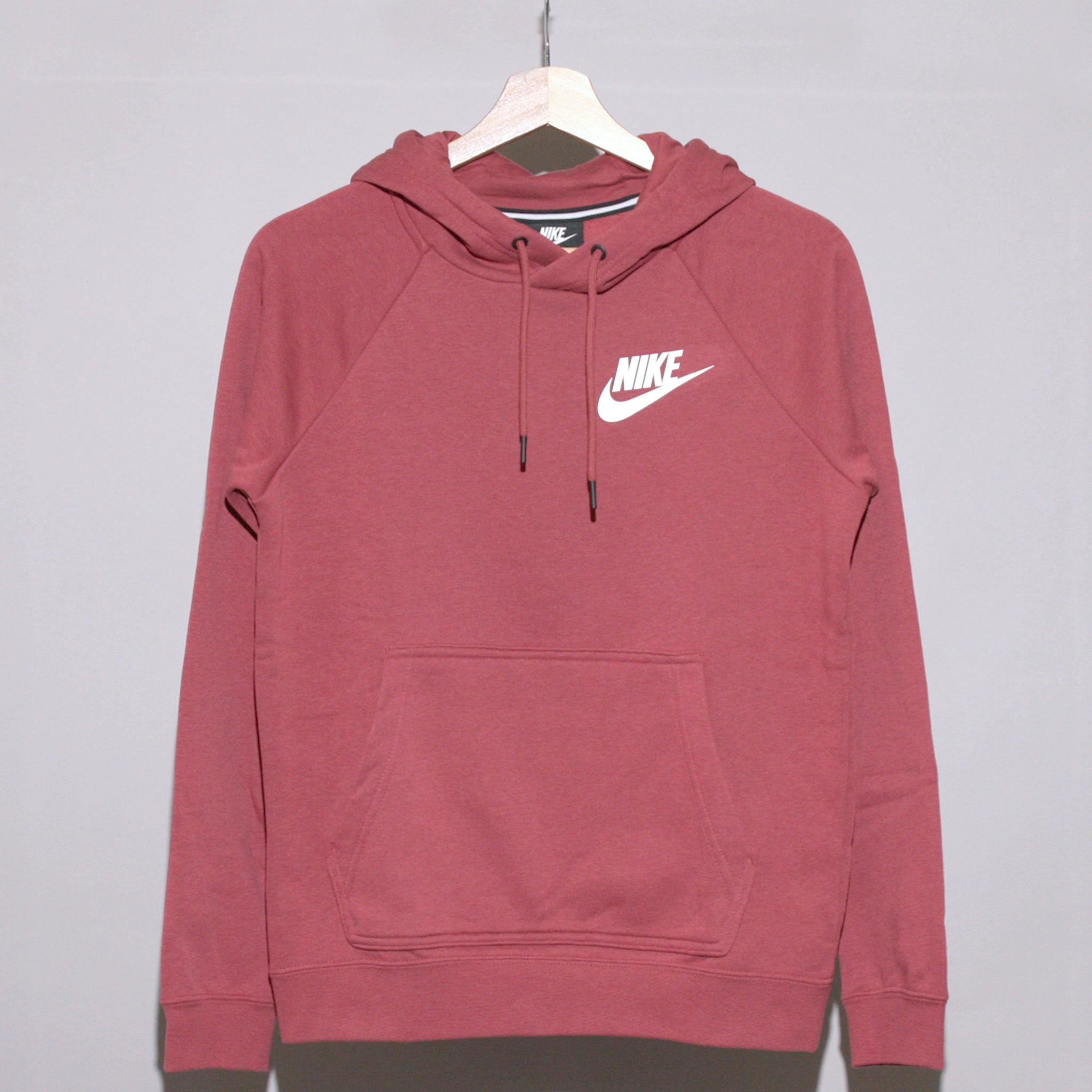 NIKE Womens Sportswear Essentials Rally Fleece Pullover Hoodie