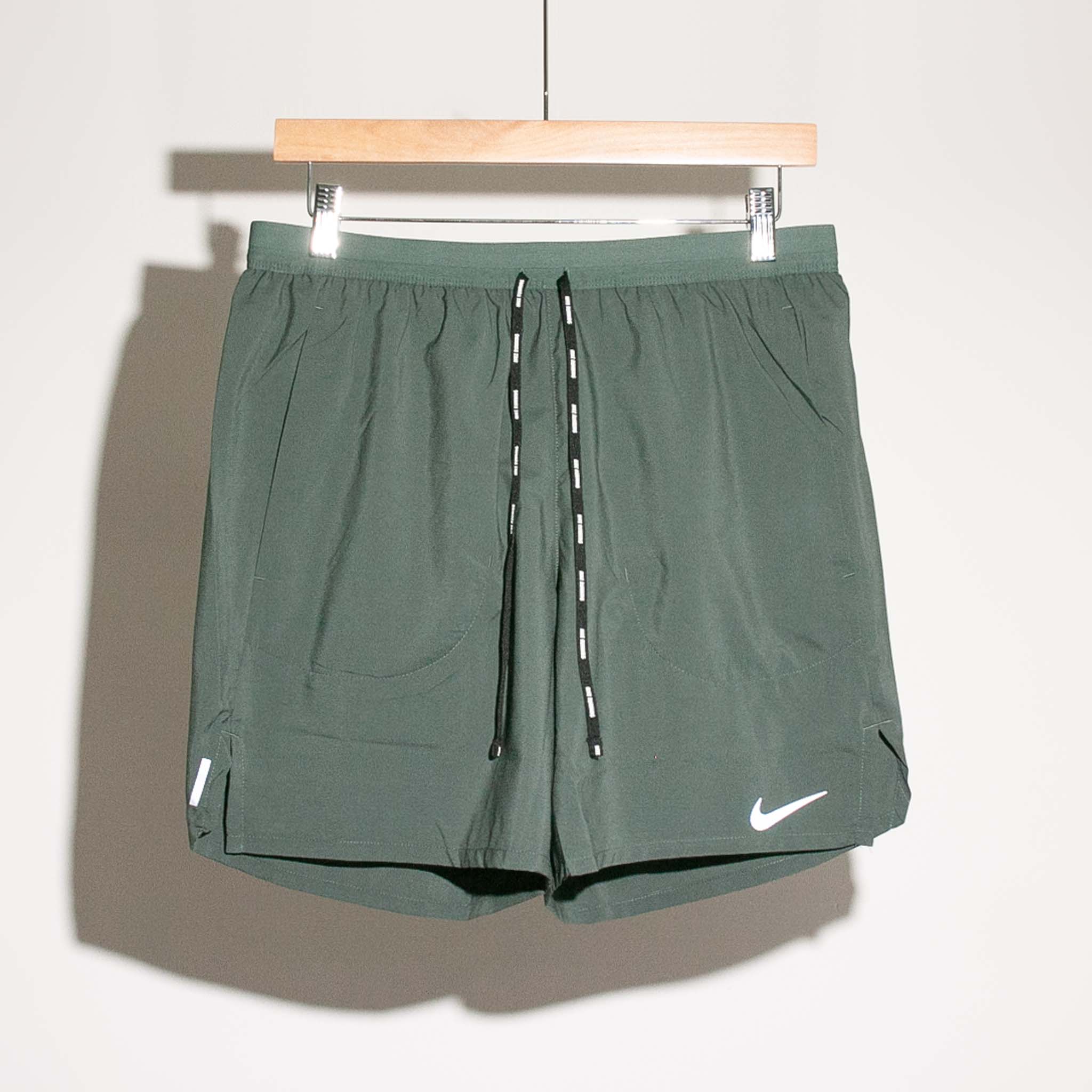 Nike Men's Flex Stride 7 Brief-Lined Running Shorts Vintage Green