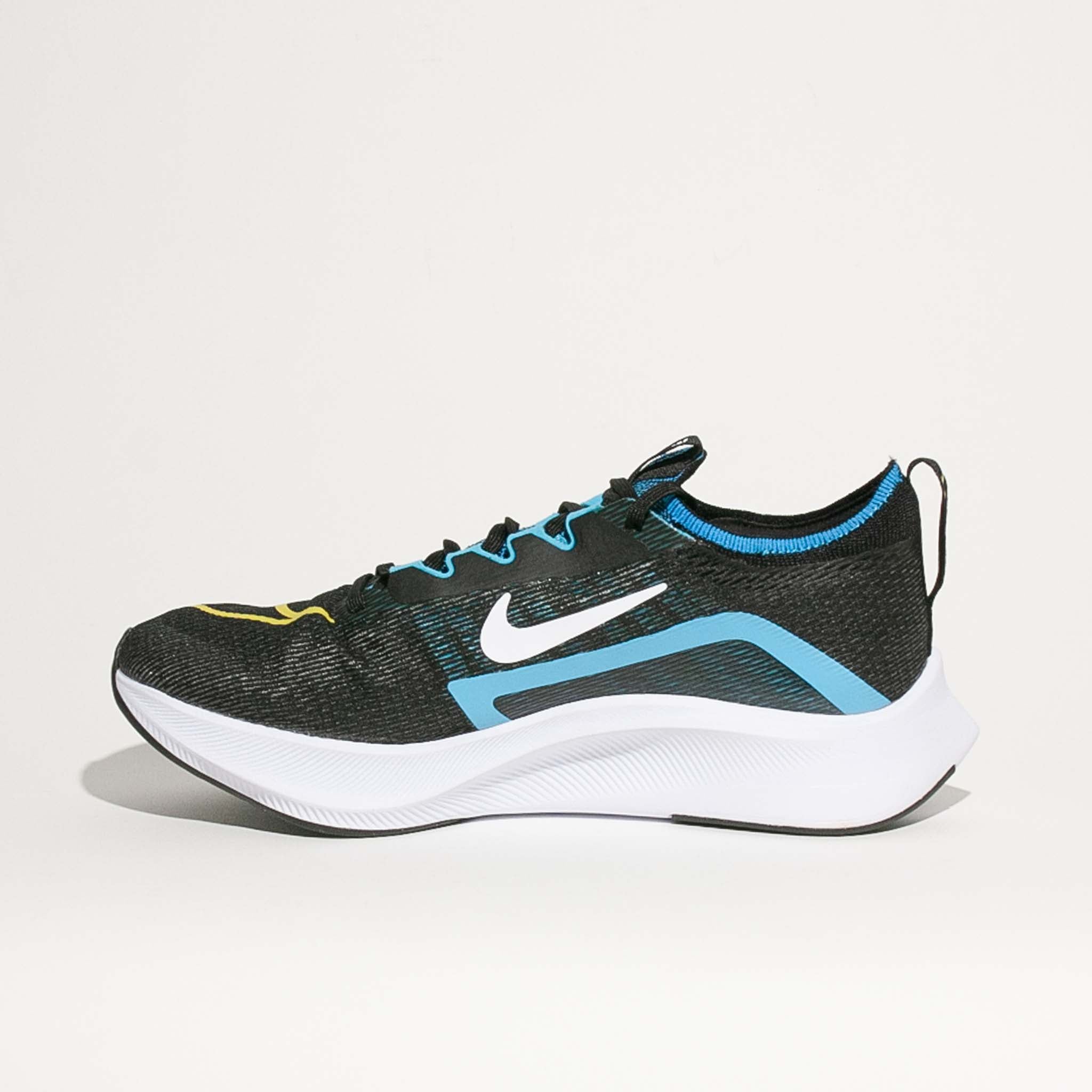 Nike Men's Zoom Fly 4 Black/White/Chlorine Blue – Caltone