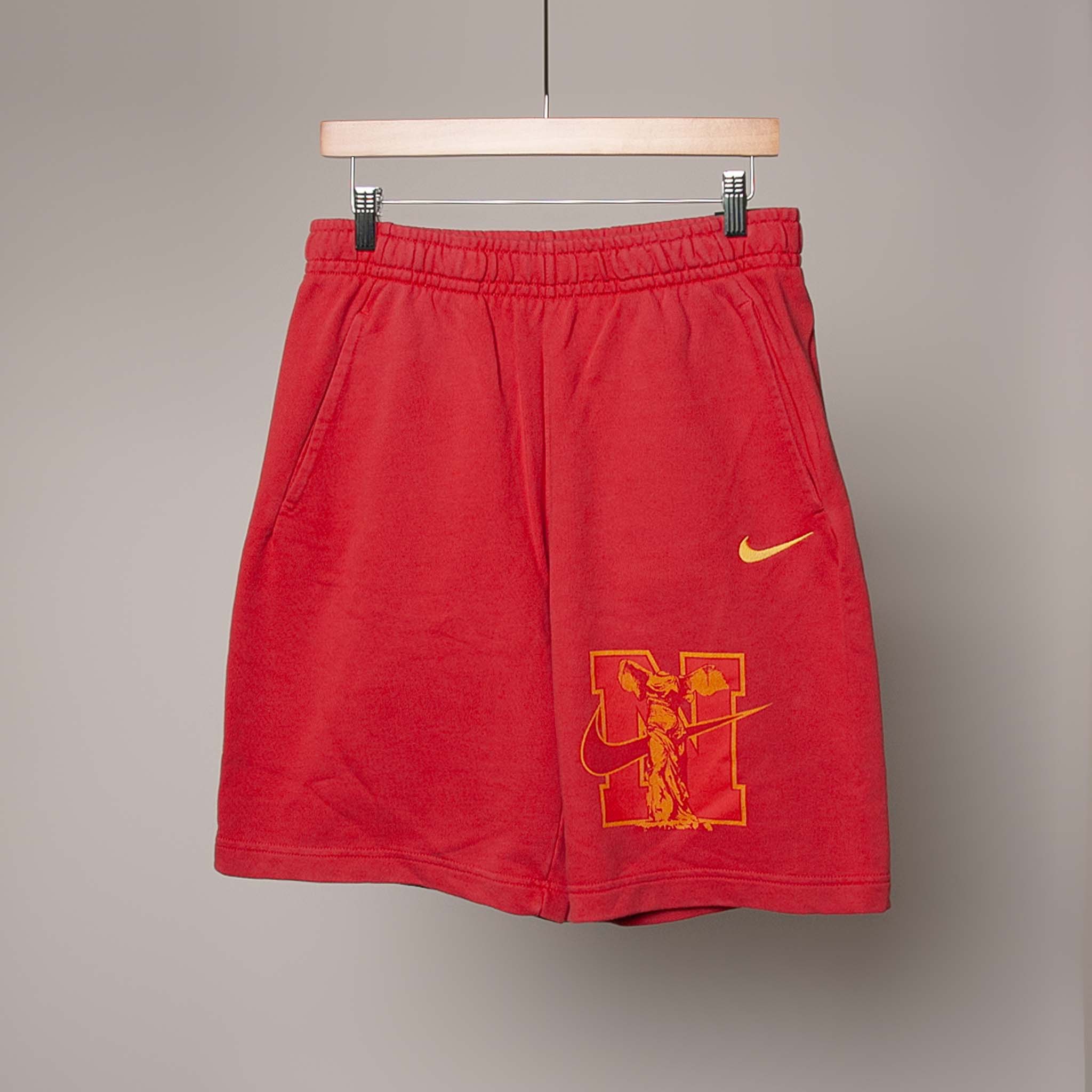 Nike Men's Sportswear 1972 Club Fleece Shorts DC2741-687 Gym Red