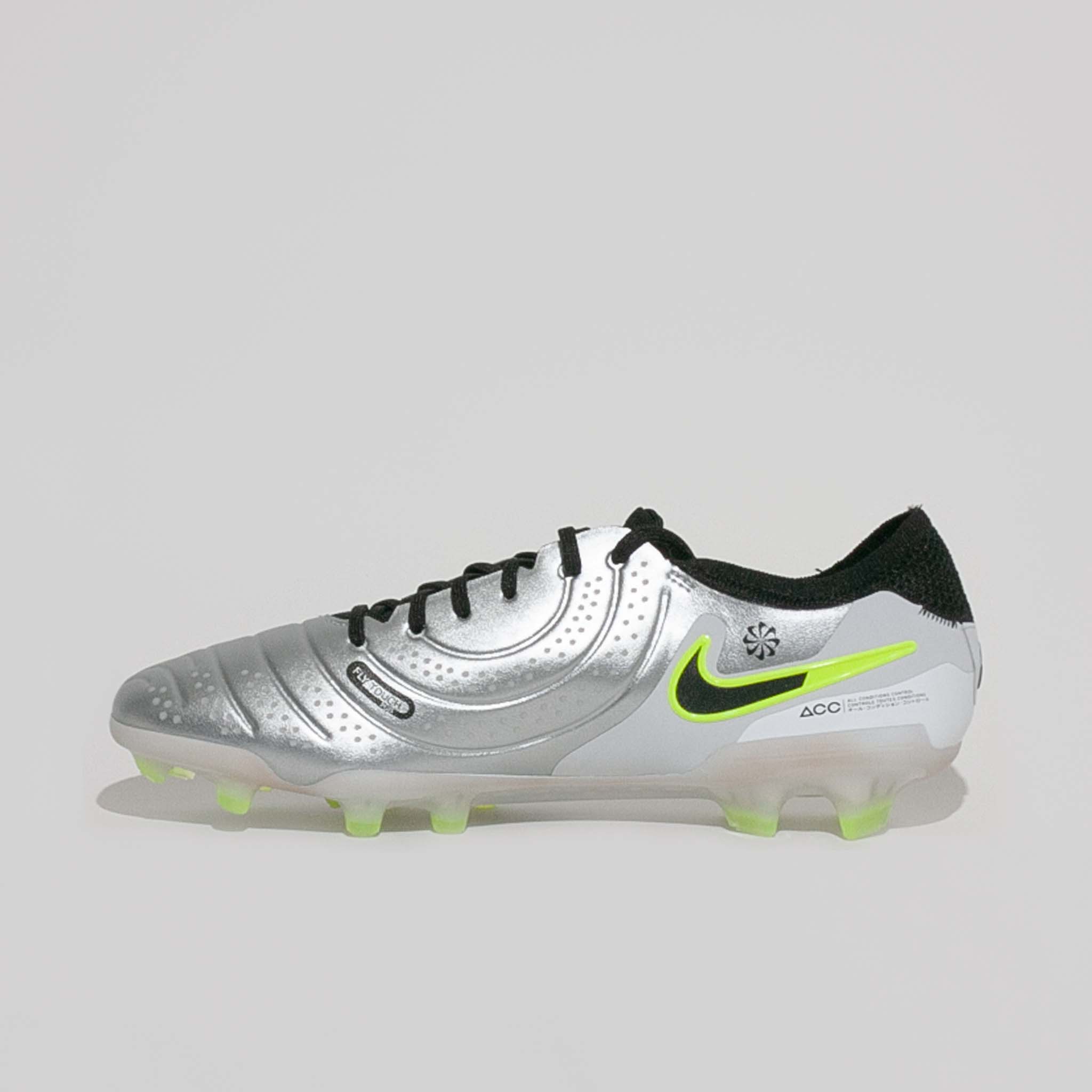 Nike Legend 10 Elite FG Metallic Silver – Caltone