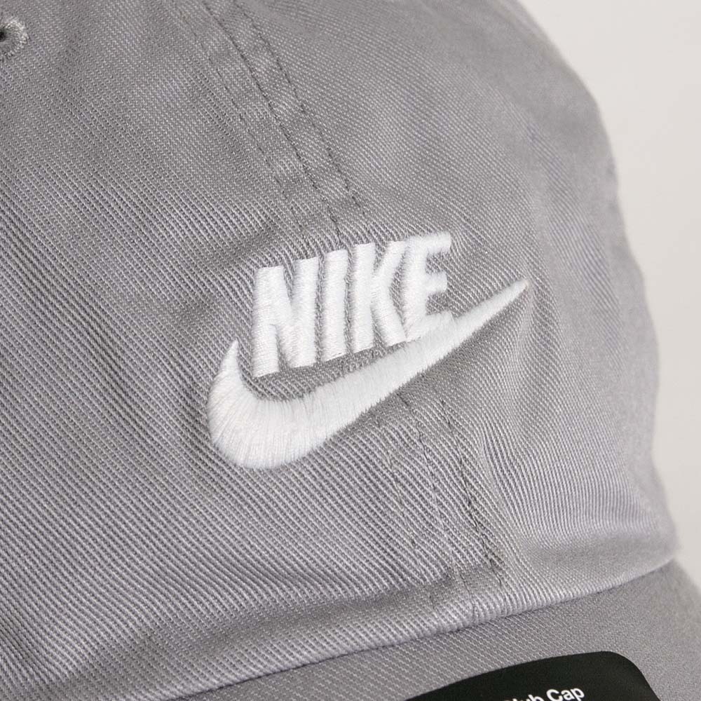 Nike Club Unstructured Futura Wash Cap Particle Grey – Caltone