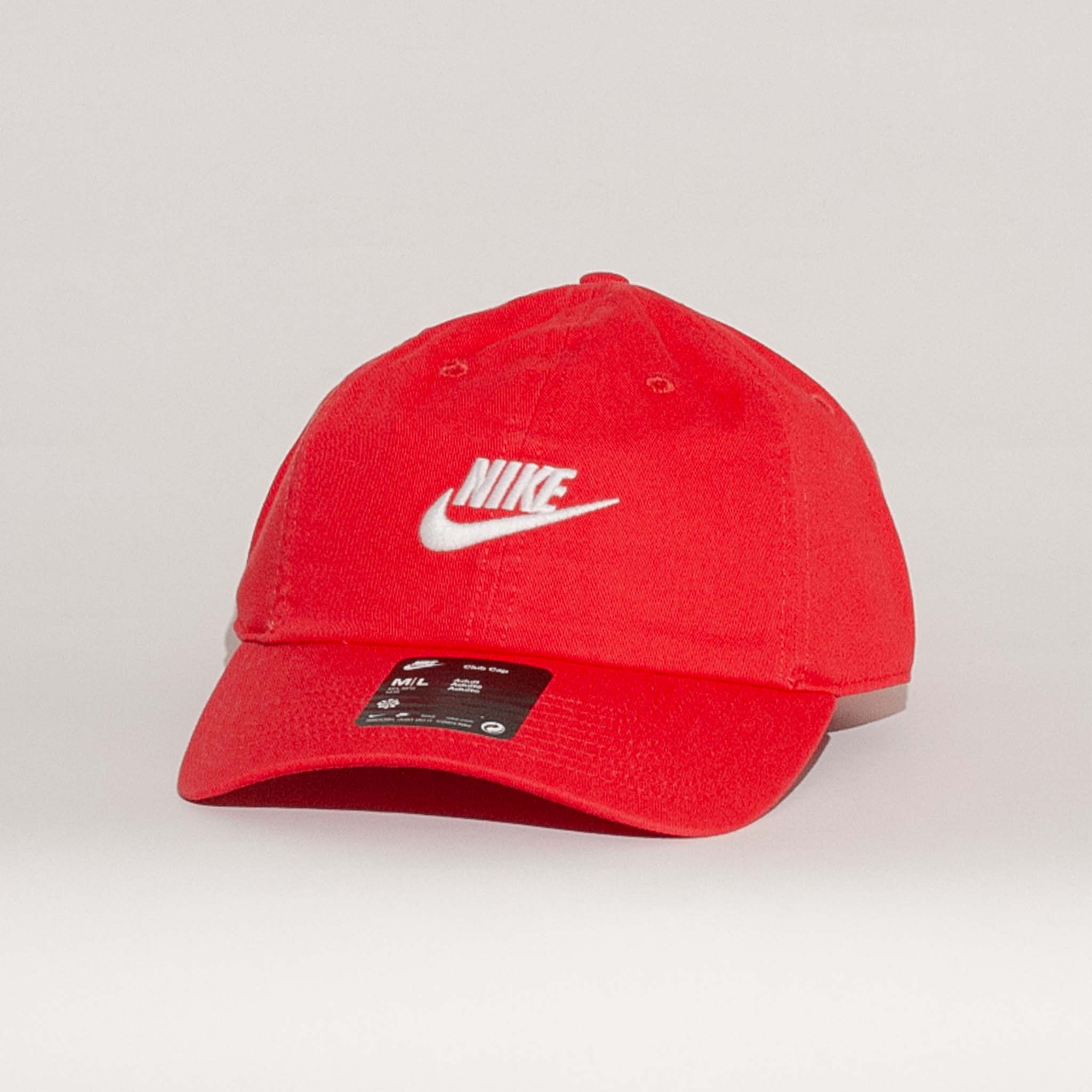 Nike Club Unstructured Futura Wash Cap University Red – Caltone