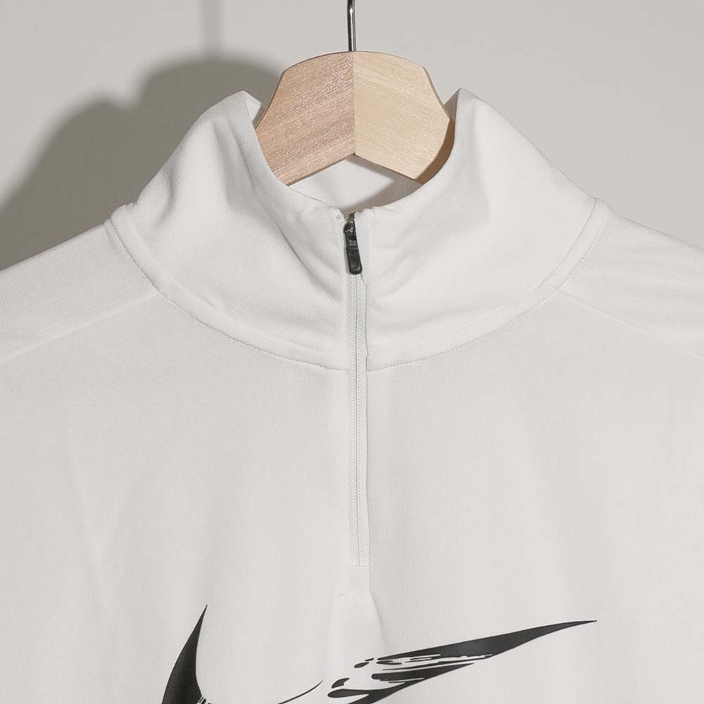 Nike Women's Swoosh Dri-FIT 1/4 Zip Running Mid Layer White – Caltone