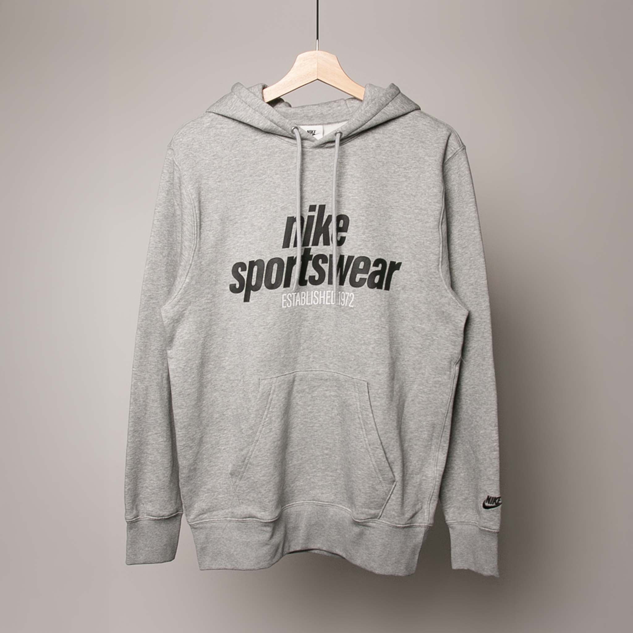 Nike Men's Club Fleece Pullover Hoodie HJ2159-063 Grey Heather