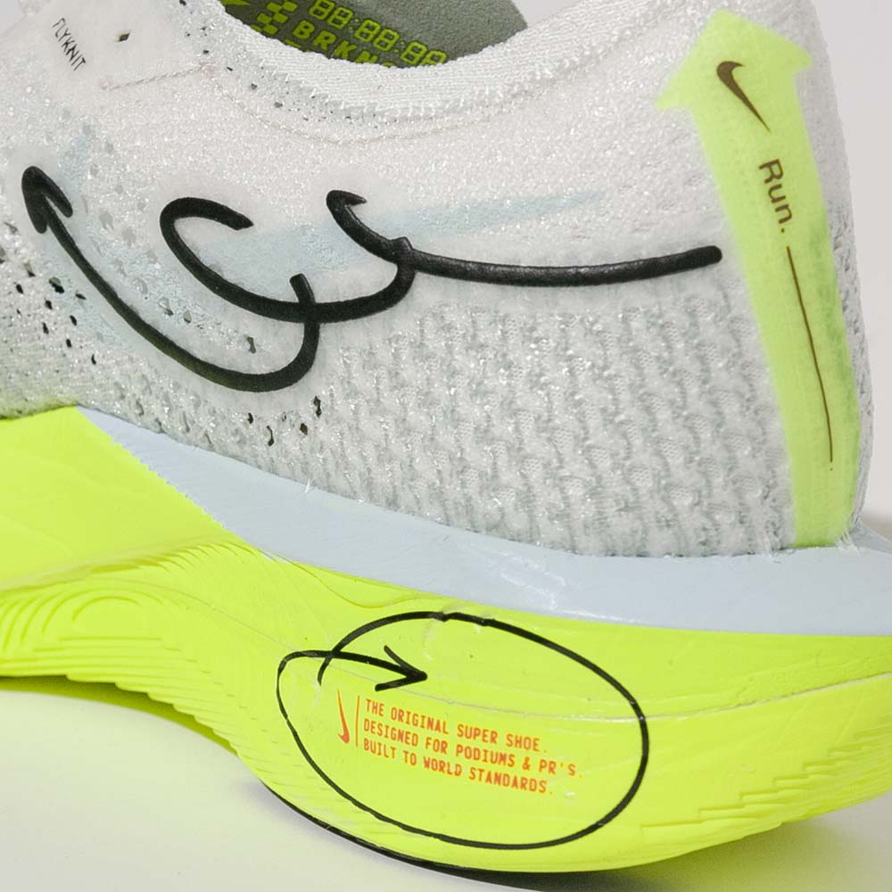 新品 ZOOMX VAPORFLY NEXT% 3 青 26cm Nike ZoomX Vaporfly Next% 3 Racing Shoes Grey / Blue / Green