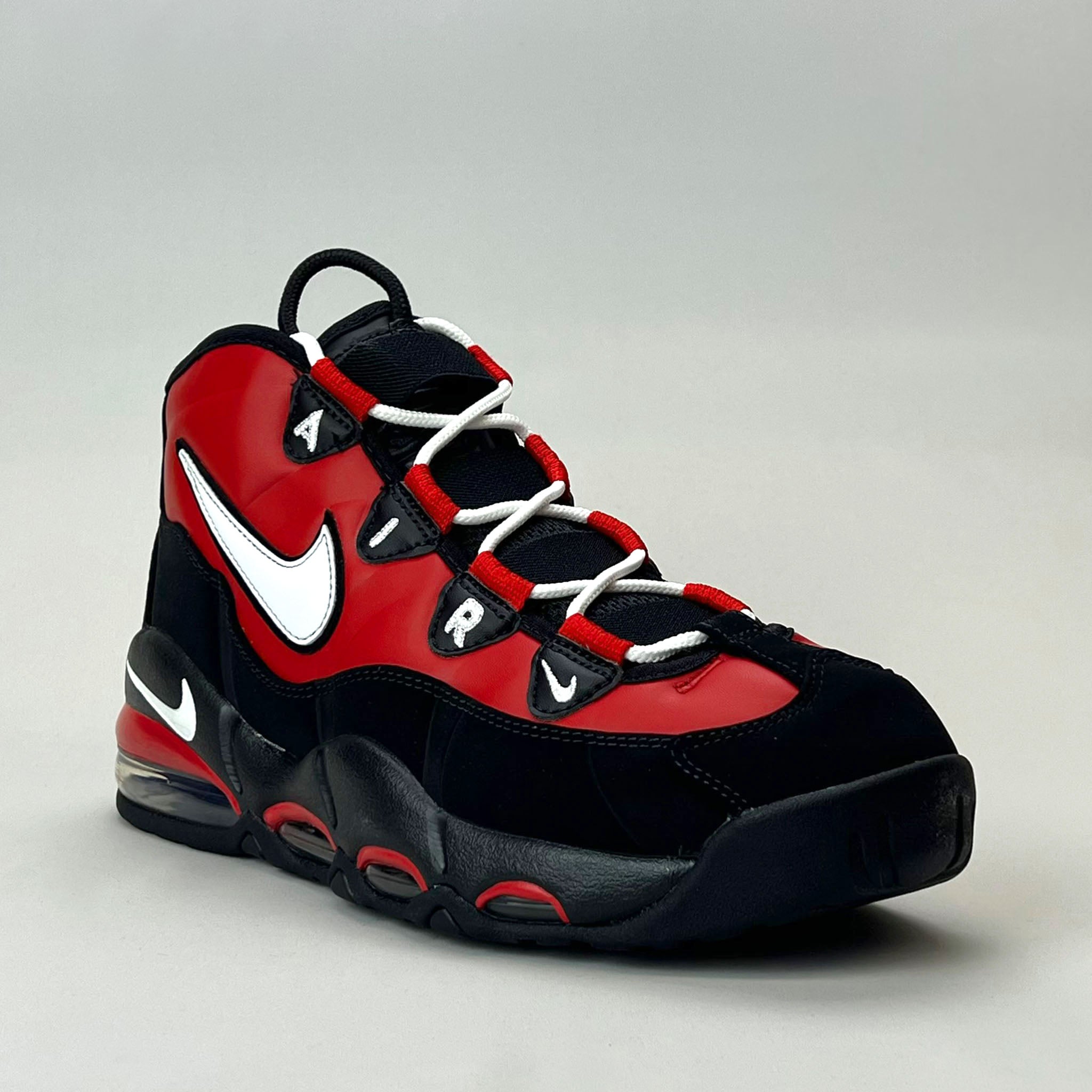 Nike air max uptempo 95 black and red Clearance