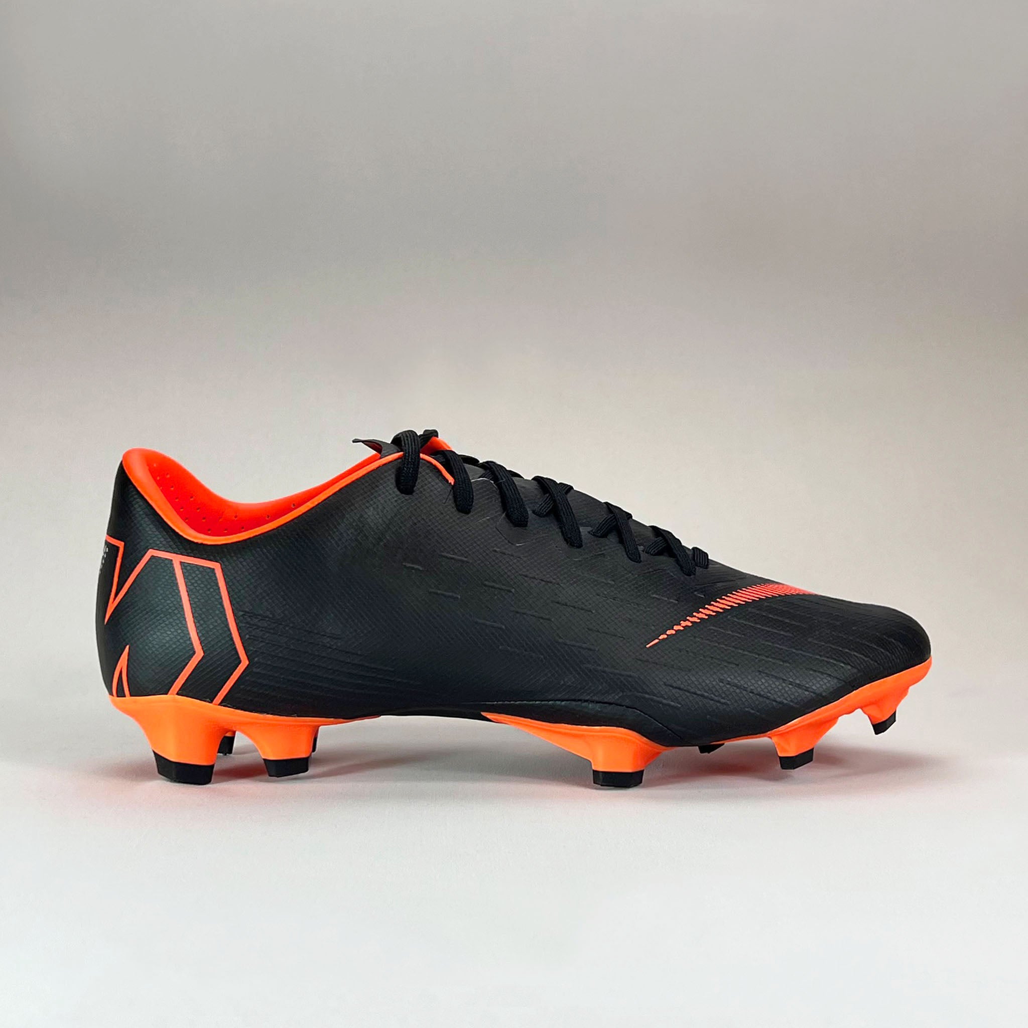 nike mercurial orange black